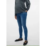 Kép 2/5 - Kismama farmernadrág slimfit Mamalicious