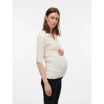 Kép 6/6 - Kismama és szoptatós felső, póló galléros VeroModa