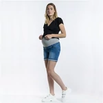 Kép 3/5 - Kismama farmer rövidnadrág sötétkék Love2Wait