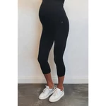 Kép 1/3 - Kismama Leggings 3/4-es capri hossz, fekete Love2Wait xs fekete