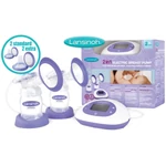 Kép 1/2 - 2 in 1 professzionális elektromos dupla mellszívó + 2 db 160 ml cumisüveg szett  