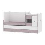 Kép 4/4 - Lorelli MiniMax kombi ágy 72x190 - White / Fehér