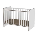 Kép 2/4 - Lorelli Sweet Dream kiságy 60x120 - White & Coffee / Fehér & Kávé