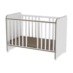 Kép 3/4 - Lorelli Sweet Dream kiságy 60x120 - White & Coffee / Fehér & Kávé