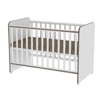 Kép 4/4 - Lorelli Sweet Dream kiságy 60x120 - White & Coffee / Fehér & Kávé