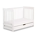 Kép 3/3 - Klups Iwo kiságy + ágyneműtartó 60x120 - fehér