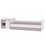 Kép 4/6 - Lorelli MiniMax kombi ágy 72x190 - White & Light Oak / Fehér & Világos tölgy