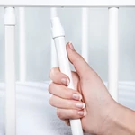 Kép 4/5 - Klups Nati kiságy 60x120 - fehér & szürke