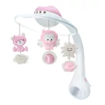 Kép 1/6 - Infantino 3 az 1-ben projektoros zenélő forgó - pink