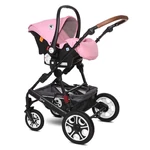 Kép 8/10 - Lorelli Lora SET babakocsi mózessé alakítható sport résszel - Candy Pink
