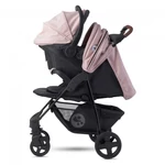 Kép 5/10 - Lorelli Daisy SET sport babakocsi - Black&amp;Cameo Rose