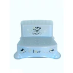 Kép 2/2 - Lorelli Disney mintás lépcsős fellépő - Mickey Minnie Love Light Blue