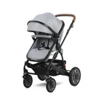Kép 3/10 - Lorelli Lora SET babakocsi mózessé alakítható sport résszel - Cool Grey Elephant