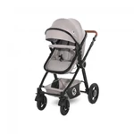 Kép 4/10 - Lorelli Alexa SET babakocsi mózessé alakítható sport résszel - Opaline Grey Elephants