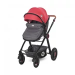 Kép 6/10 - Lorelli Alexa SET babakocsi mózessé alakítható sport résszel - Cherry Red