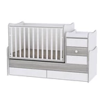 Kép 1/3 - Lorelli Maxi Plus kombi ágy 70x160 - White & Artwood