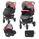 Kép 1/10 - Lorelli Daisy BASIC SET sport babakocsi - Black&amp;Ginger Orange