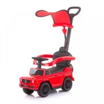 Kép 1/9 - Chipolino Mercedes Benz G350 bébitaxi tolókarral és kupolával - Piros