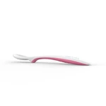Kép 2/5 - Nuvita kanál és villa szett tartóban - pink - 8477