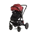 Kép 4/7 - Lorelli Lora SET babakocsi mózessé alakítható sport résszel - Red Elephants