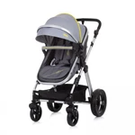 Kép 2/7 - Chipolino Havana babakocsi mózessé alakítható sport résszel - Graphite
