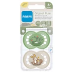 Kép 2/5 - MAM PURE Original szilikon DUPLA cumi 6+ hónap