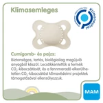 Kép 4/5 - MAM PURE Original szilikon DUPLA cumi 6+ hónap