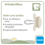 Kép 5/5 - MAM PURE Original szilikon DUPLA cumi 6+ hónap