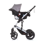Kép 7/10 - Chipolino Camea babakocsi mózessé alakítható sport résszel - Graphite
