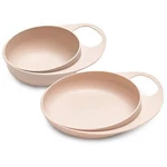 Kép 1/4 - Nuvita EasyEating tál 2Darab - Pink - 8431