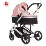 Kép 1/8 - Chipolino Enigma babakocsi mózessé alakítható sport résszel - Rose water