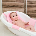 Kép 3/3 - Lorelli Froggy hálós babaülőke kádba - pink