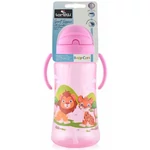 Kép 1/2 - Baby Care Szafari szívószálas sportitató 330 ml - pink