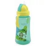 Kép 2/2 - Baby Care Szafari szívószálas sportitató 330 ml - green