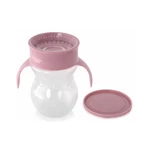Kép 2/2 - Baby Care 360 itatópohár fogantyúval - pink