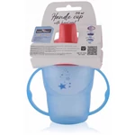 Kép 2/2 - Baby Care itatópohár fogantyúval 210ml magas - blue