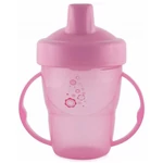 Kép 1/2 - Baby Care itatópohár fogantyúval 210ml magas - pink
