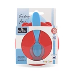 Kép 3/3 - Baby care etető tál + kanál - blue