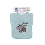 Kép 2/2 - Baby Care hímzett hosszú ujjú előke - Boy
