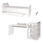 Kép 5/6 - Lorelli Multi kombi ágy - White / Amber