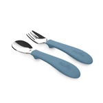 Kép 1/7 - Nuvita kanál és villa szett - Powder blue - 8472