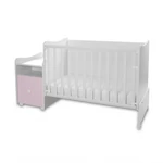 Kép 3/7 - Lorelli Trend PLUS kombi ágy 70x165 - White Orchid Pink