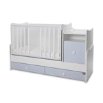Kép 3/9 - Lorelli Trend PLUS kombi ágy 70x165 - White Baby Blue