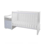 Kép 4/9 - Lorelli Trend PLUS kombi ágy 70x165 - White Baby Blue
