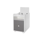 Kép 6/8 - Lorelli Trend PLUS kombi ágy 70x165 - White Stone Grey