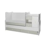 Kép 4/10 - Lorelli MiniMax kombi ágy 72x190 - White / Milky Green