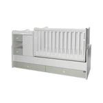 Kép 5/10 - Lorelli MiniMax kombi ágy 72x190 - White / Milky Green
