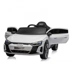 Kép 5/5 - Chipolino Audi e-Tron elektromos autó bőr üléssel - fehér