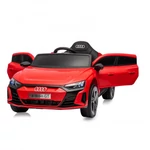 Kép 5/5 - Chipolino Audi e-Tron elektromos autó bőr üléssel - piros