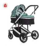 Kép 1/5 - Chipolino Enigma babakocsi mózessé alakítható sport résszel - Aloe